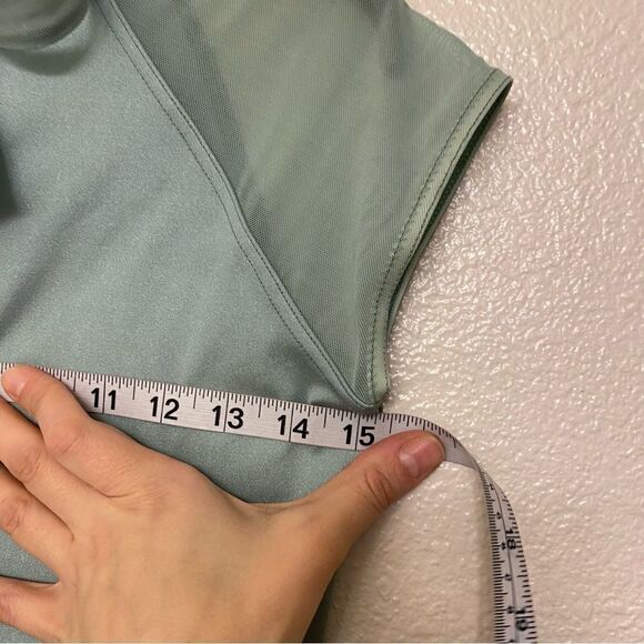 Weissman dance costume sage green modest Just As I Am
13835 tulle skirt XLC - Picture 11 of 13